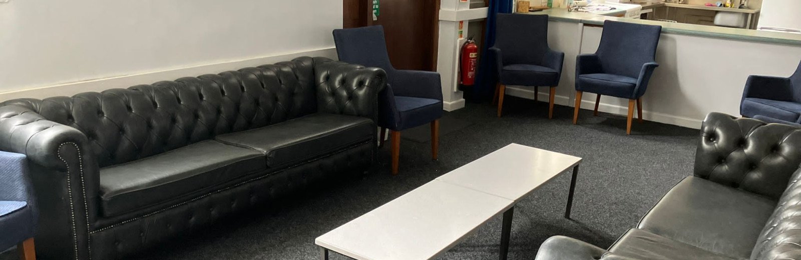 Settees now in position